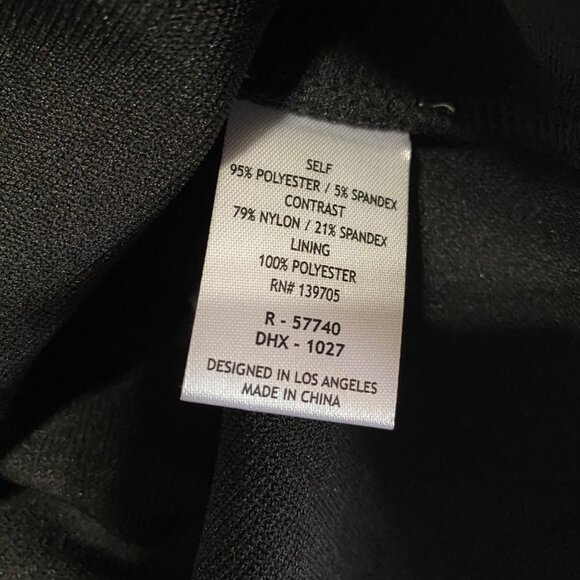 Honey And Rosie Fit & Flare Dress Juniors Size Large Blk Sleeveless Mesh Panel - Picture 3 of 9